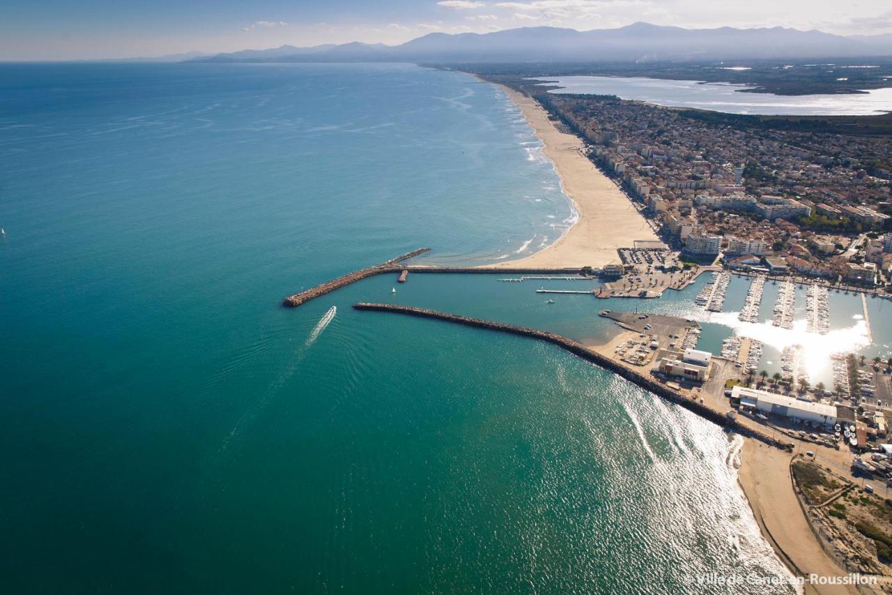 Апартаменти "Dream" Magnifique Vue Mer, Terrasse, Parking, Le Reve Кане-ан-Руссійон Екстер'єр фото